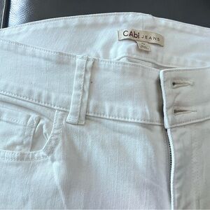 CAbi White High-Rise Women's Jeans, size 10, Used